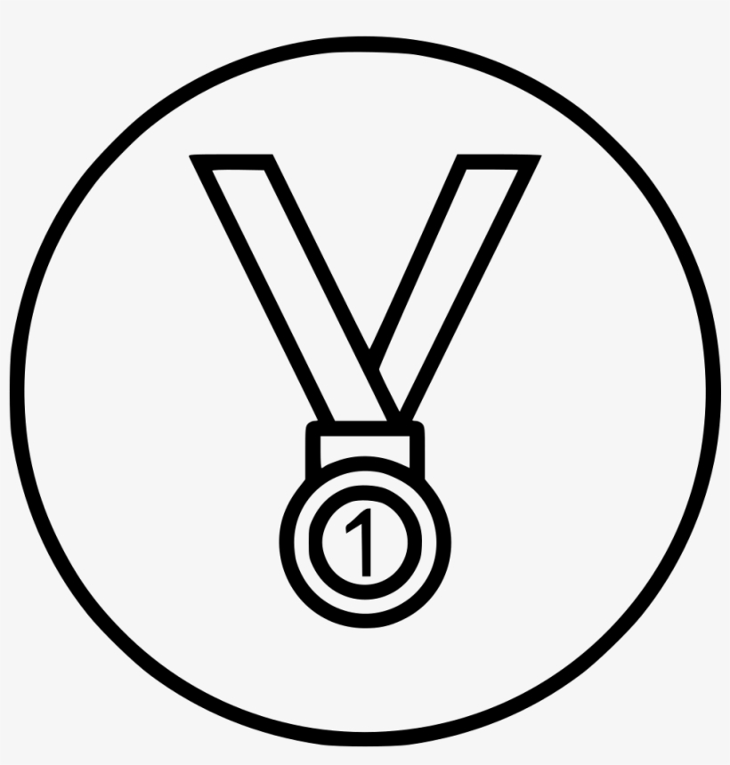 Medal Position Trophy Winner Gold First Award Comments - 1st Place Ribbon Drawing, transparent png #1187211