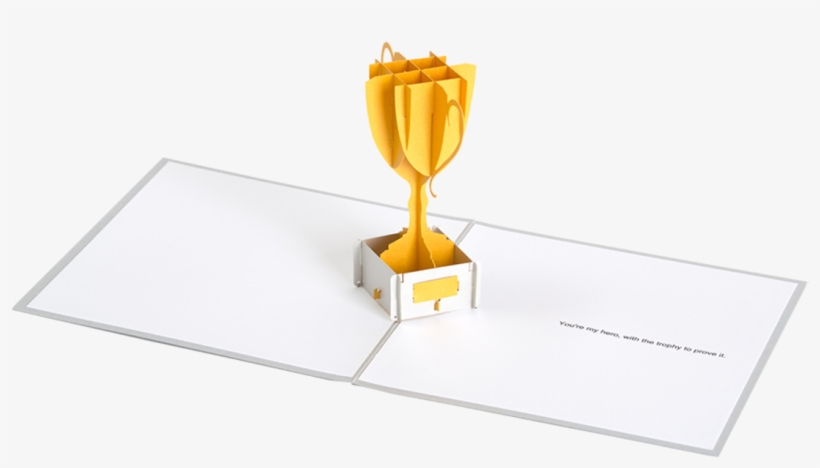 Gold Trophy - Gold, transparent png #1187255