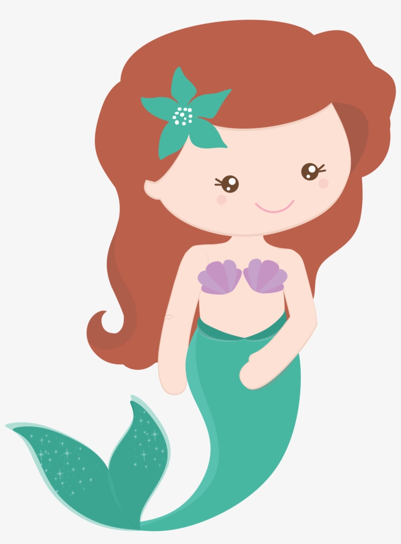Mermaid Clipart Png - Illustration, transparent png #1187626