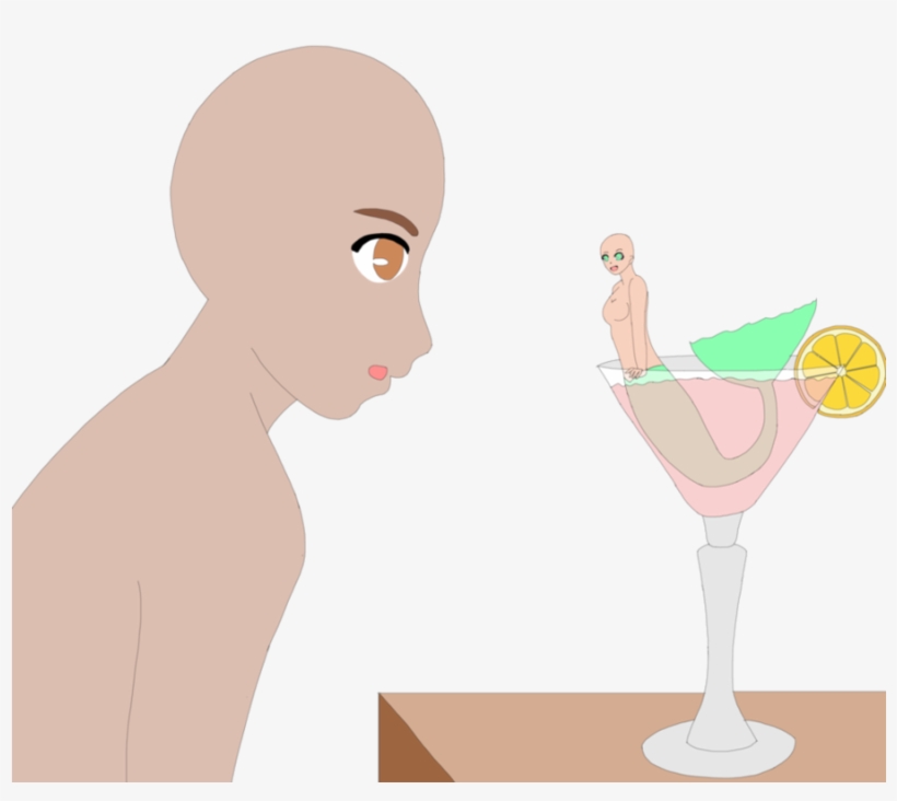 Download Mermaid Clipart Mermaid Clip Art - Wine Glass, transparent png #1187686