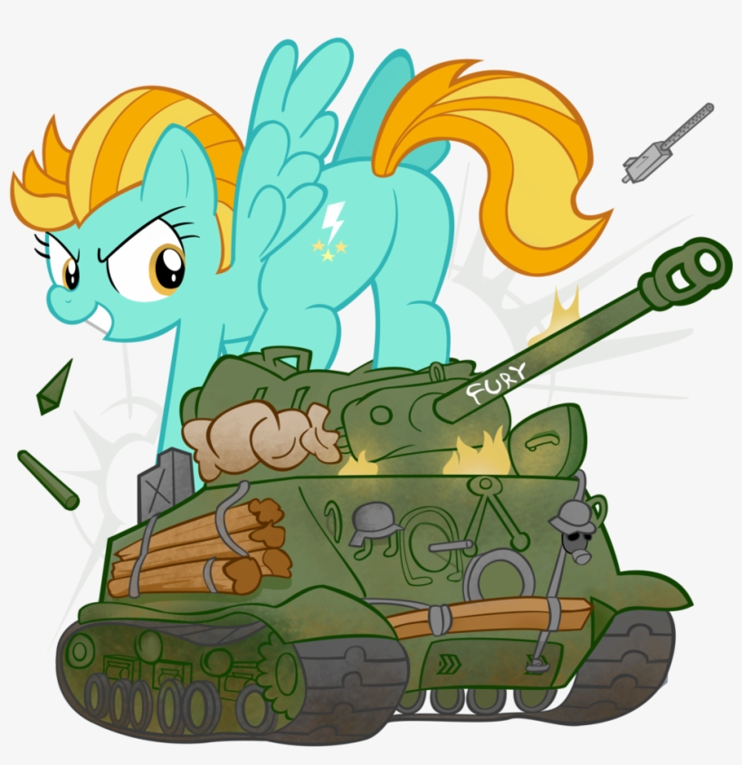 Waffengrunt, Crushing, Destroyed, Destruction, Fury, - Mlp Lightning Dust Tank, transparent png #1187883
