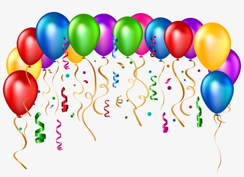 Party Balloons Clipart Png Download - Free Transparent Party Balloons, transparent png #1187919