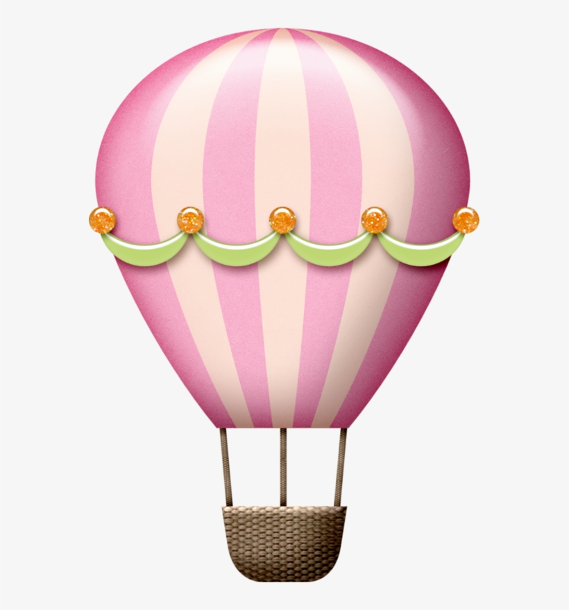 Tborges Happypeople Png Pinterest - Hot Air Balloon Clipart Baby Pink, transparent png #1188375