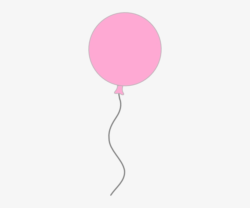 Balloon Clipart Pink - Pink Balloon Clip Art, transparent png #1188418