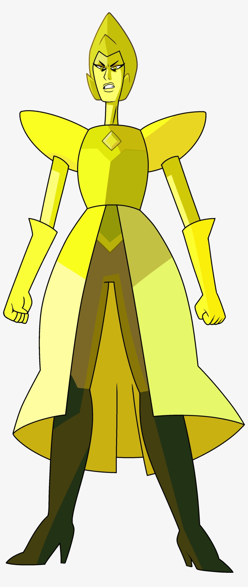 Yellow Diamond By Lenhi - Diamond Fusion Steven Universe, transparent png #1188611