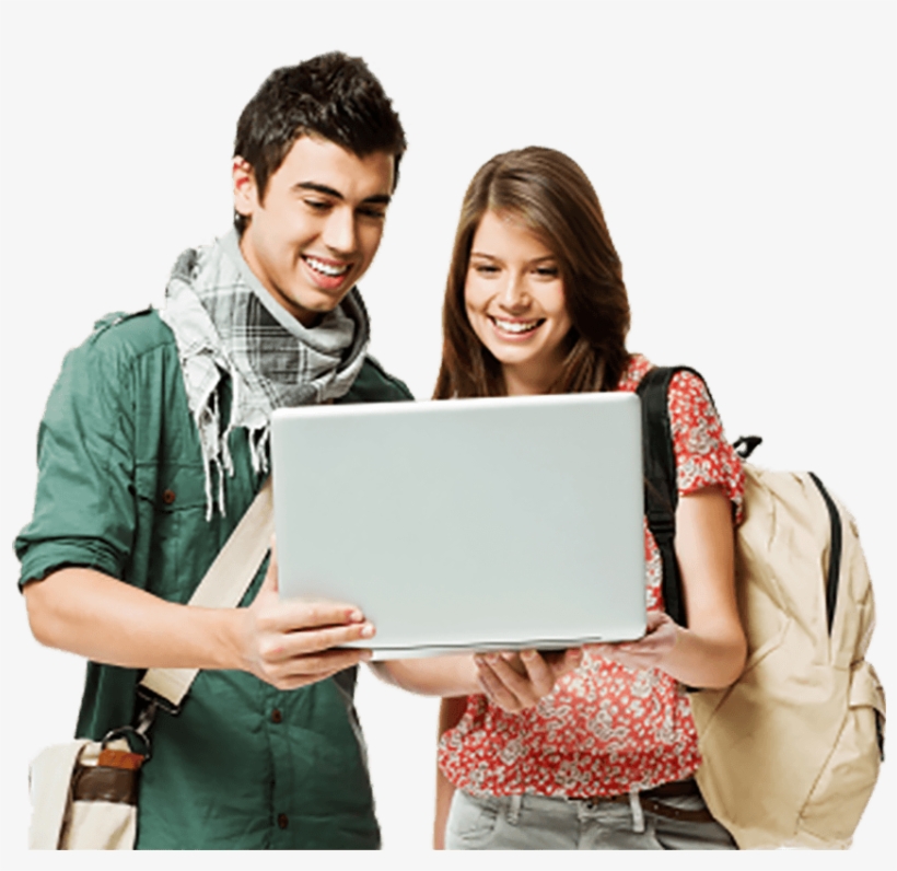 College Student Png - Students With Books Png, transparent png #1188650