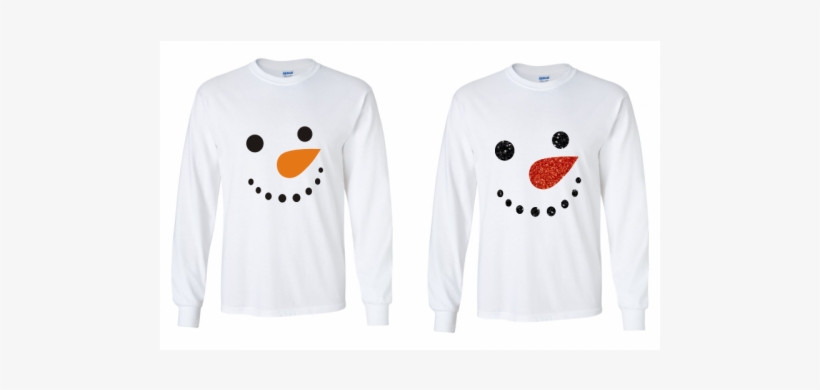 Snowman Face Long Sleeved T Shirt - Tiger, transparent png #1188839