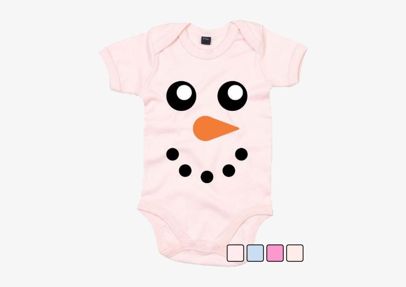 Snowman Face Babygrow - Penguin, transparent png #1188930