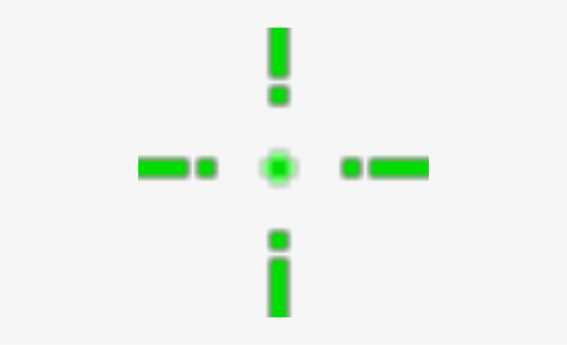 Green Crosshair Png Graphic Download - Transparent Green Crosshair, transparent png #1189031