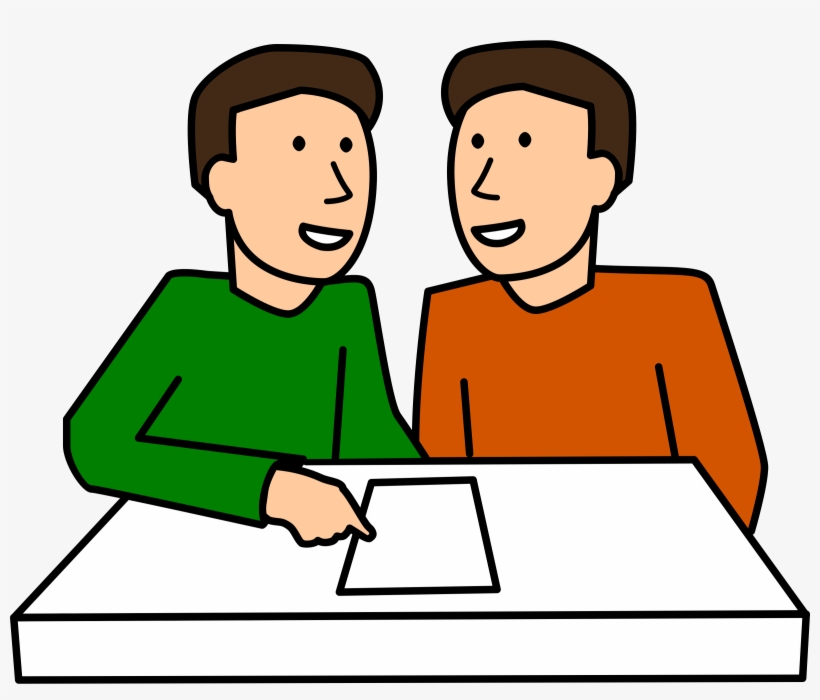 Svg Library Download Partner Work Males Big Image Png - Group Work Clip Art, transparent png #1189114