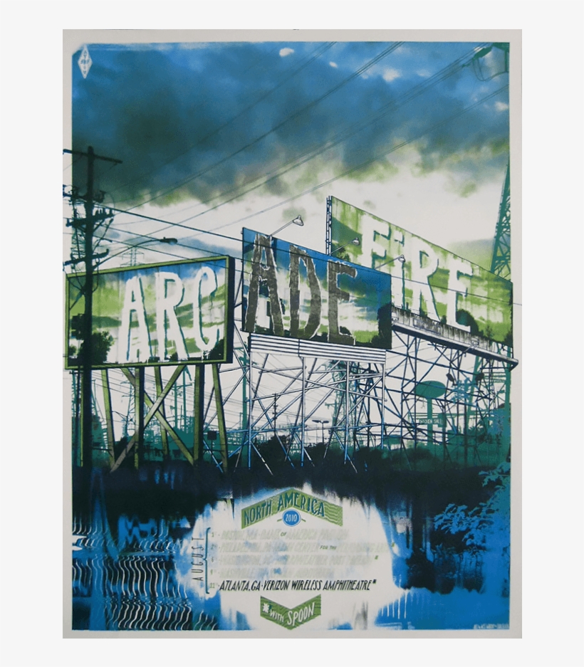 Us Summer 2010 Tour - Arcade Fire Suburbs Prints, transparent png #1189532