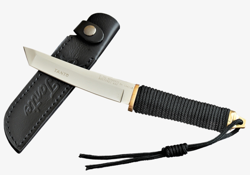 Gun,combat - Tanto Kniv, transparent png #1189624