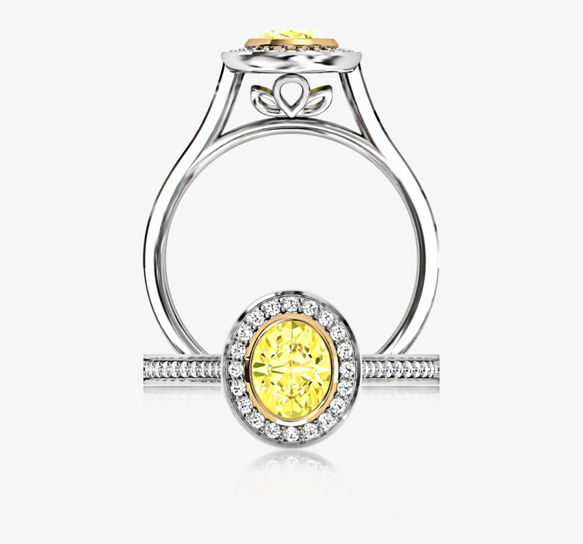 Fancy Yellow Diamond - Ring, transparent png #1189688