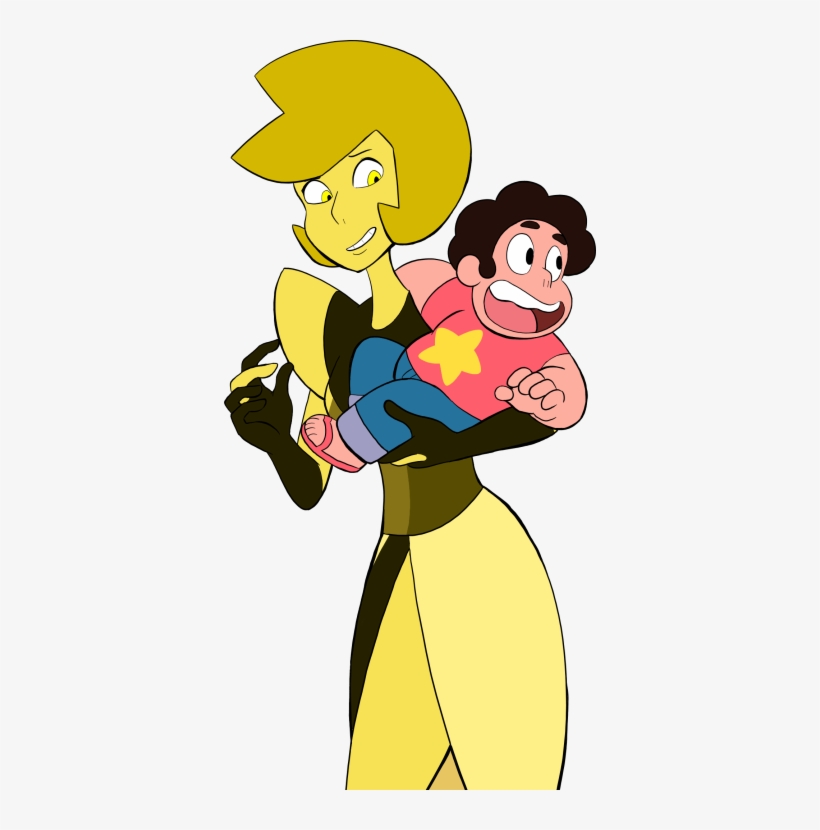 Steven, Yellow Diamond, And Steven Universe Image - Cartoon, transparent png #1189817