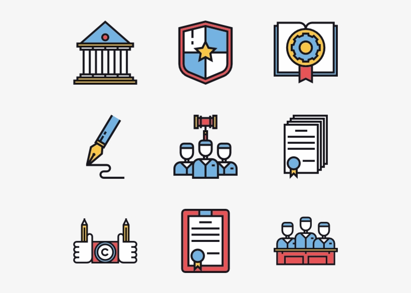 Law & Copyright 59 Icons - Icon, transparent png #1190249