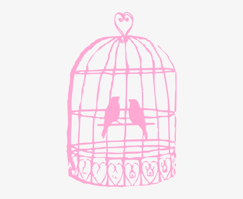 Pink Bird Cage Png, transparent png #1190462