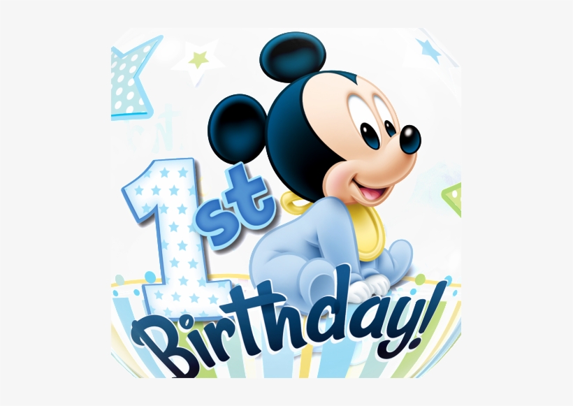 Balloon Svg Mickey - Mickey Mouse 1st Birthday, transparent png #1190641