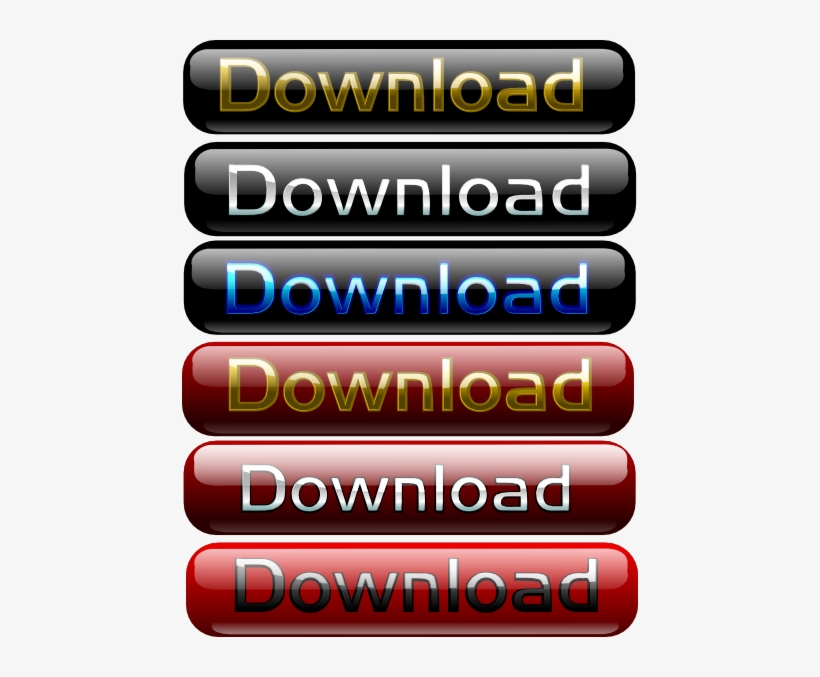Download Button, transparent png #1191433