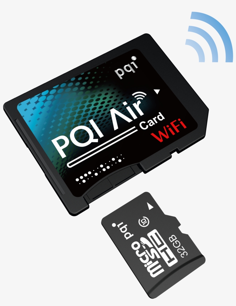 Pqi Wi-fi Sd Card - Pqi Air Card, transparent png #1192533