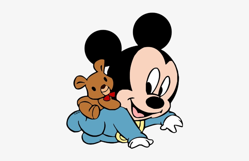 Baby Mickey, Teddy Bear - Imagenes De Mickey Bebe, transparent png #1192561