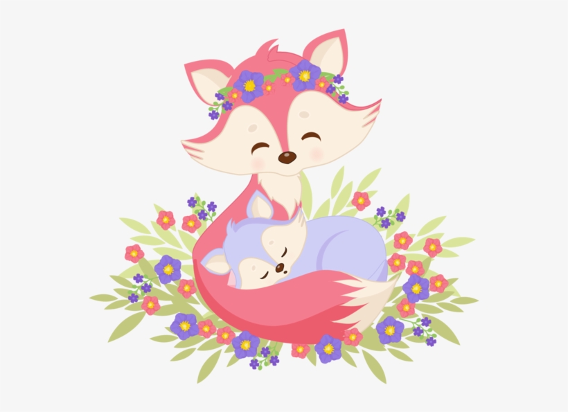 Phoenix Flag Clipart Baby Boy - Cute Girl Fox On Clipart, transparent png #1192672