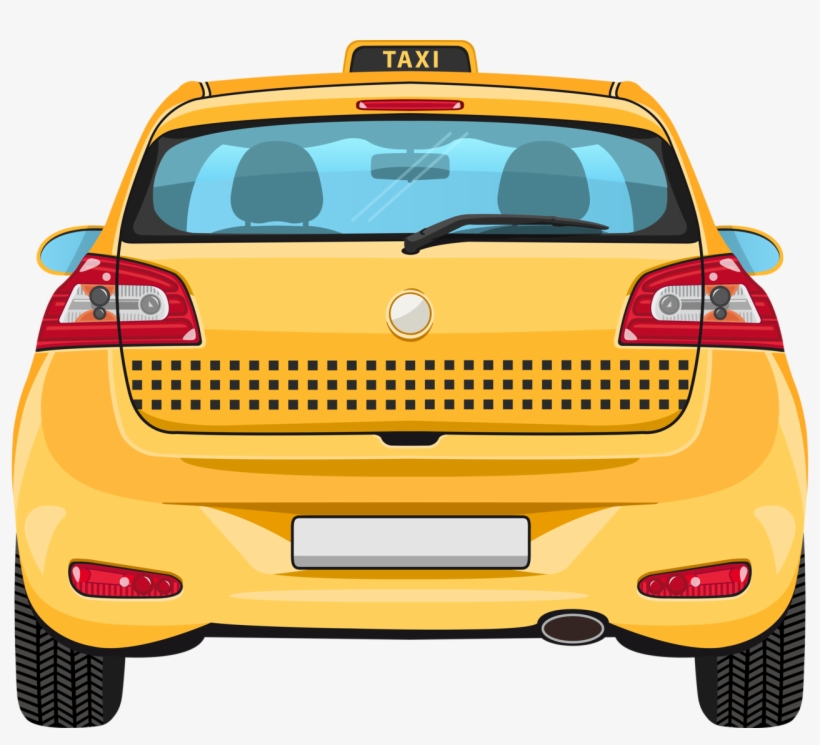 8 [преобразованный] - Back Of A Taxi Cab, transparent png #1192787