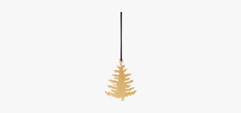 Karen Blixen Christmas Tree - Ornament Christmas Tree H7cm, Goldplated, transparent png #1193069