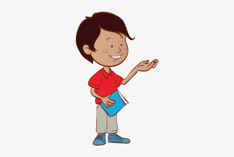 Niño Habla Con Libro En Mano, transparent png #1193144