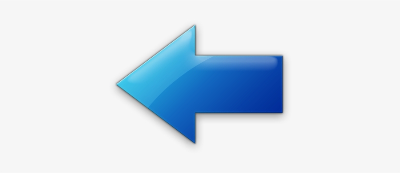 Big Left Arrow Icon - Blue Left Arrow Icon, transparent png #1193204