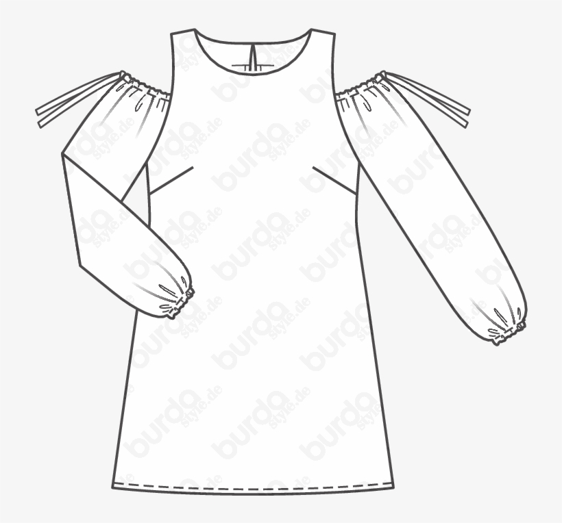 Patron De Couture Robe Png Freeuse Download - Drawing, transparent png #1193631