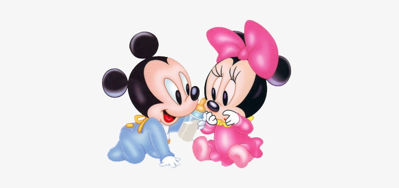 Minnie Mickey Mouse Bebe Minnie Et Mickey Free Transparent Png Download Pngkey