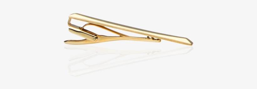 Gold Tie Clip - Collar Pin, transparent png #1194689