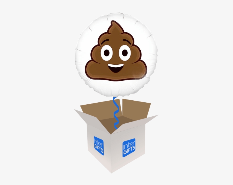 Smiling Poop Emoji - Balloon, transparent png #1194752