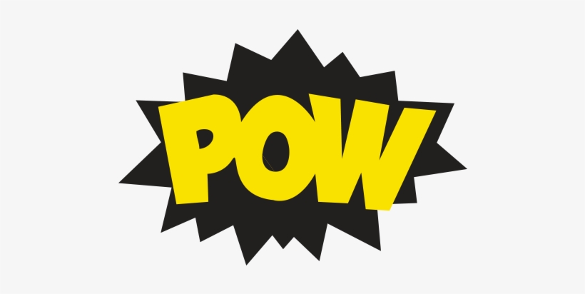 Batman Pow Logo 3 By Nicholas - Batman, transparent png #1194775