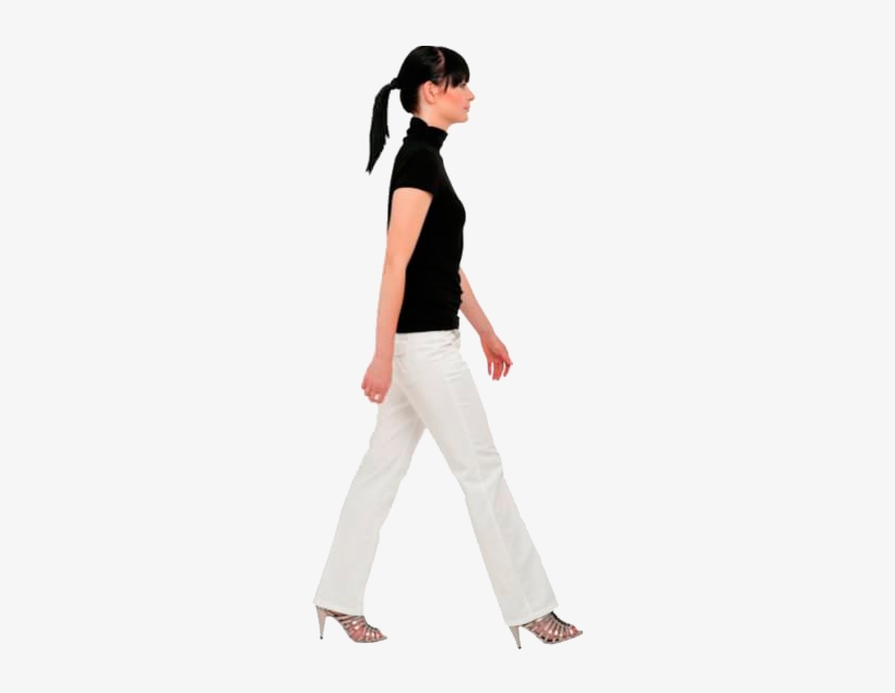 Cutout Woman Walking - Woman, transparent png #1195224