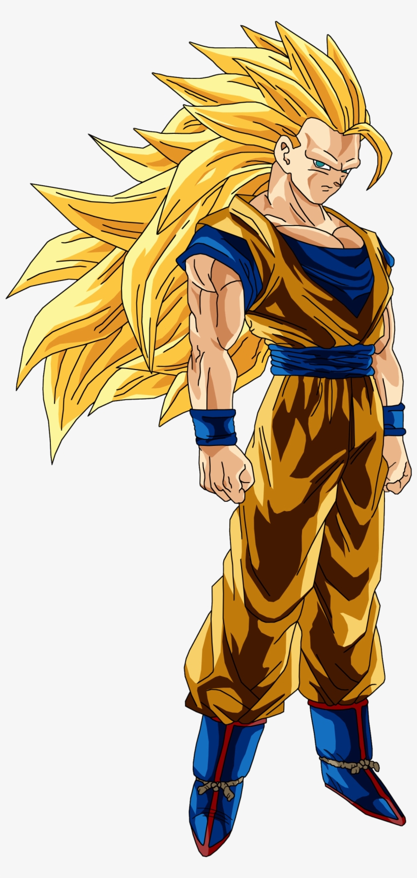 Goku Ssj 3 - Goku Ssj 3 Png, transparent png #1195868