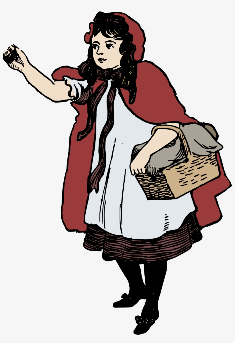 This Free Icons Png Design Of Little Red Riding Hood, transparent png #1196070