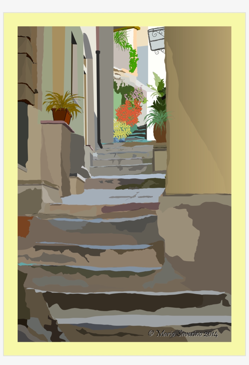 08152014 Cinque Terre Steps - Floor, transparent png #1196738