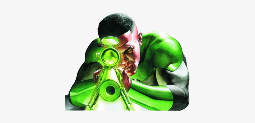 The Final Resolution Scenes Have Sinestro In Prison, - John Stewart Green Lantern Sniper, transparent png #1196845
