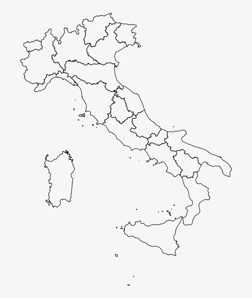Graphic Transparent Download Free Png Italian Transparent - Free Italy Map Vector, transparent png #1197178