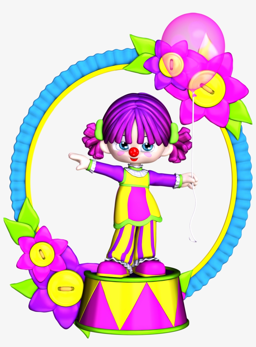 Free Birthday Clown Clipart - Clown Birthday Clipart, transparent png #1197443