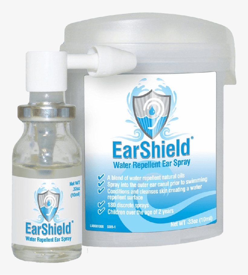 Earshield Water Repellent Ear Spray, transparent png #1197627