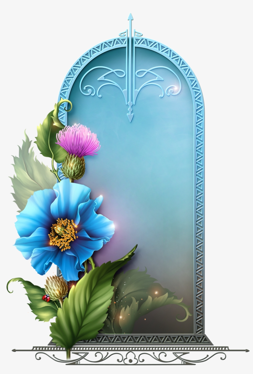 Himalyan Blue Poppies - Models Moonbeam1212 Decoupage Moonbeam Christmas Transparent, transparent png #1197673