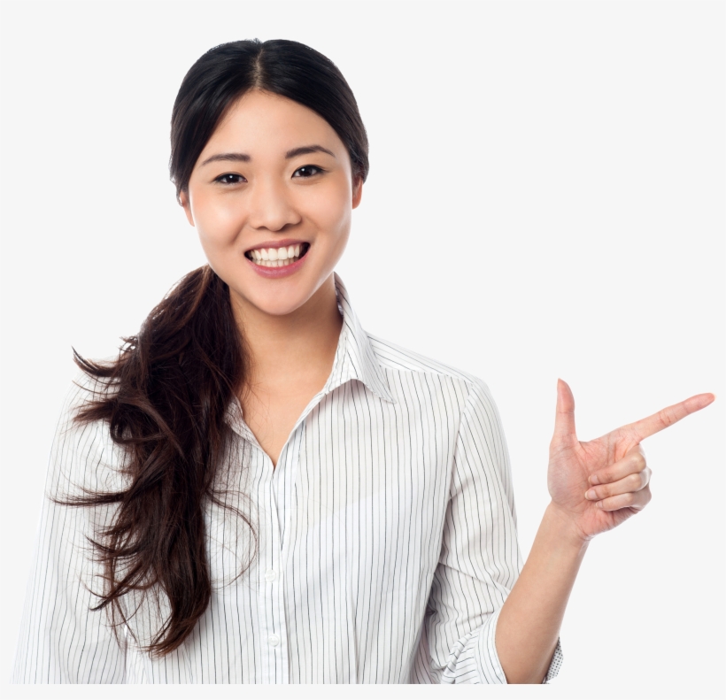Women Right Image Purepng - Pointing Right Png, transparent png #1197809