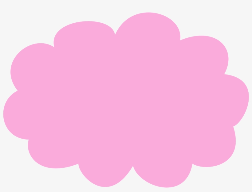 Ana Ottobeli Diy Toppers De Nuvem - Pink Cloud Clip Art, transparent png #1197810