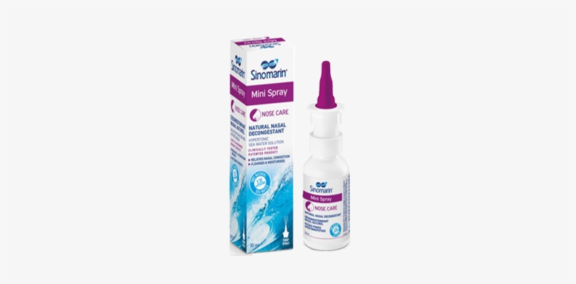 Sinomarin Hypertonic Sea Water Spray - Sinomarin Mini, transparent png #1197963