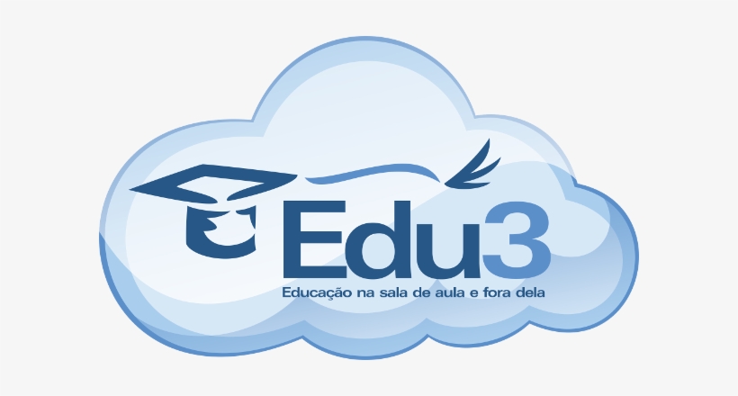 Edu3 Nuvem 600px - Graphic Design, transparent png #1198103