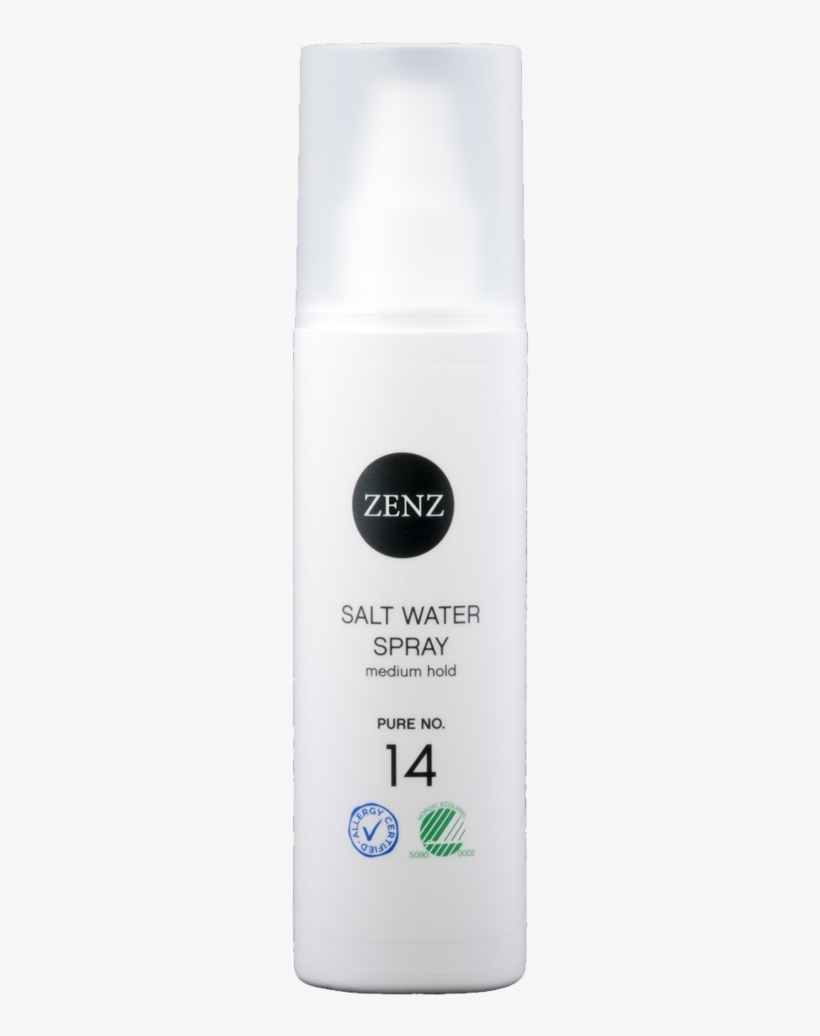 14 Pure Salt Water Spray For All Hair Type Zenz Organic - Zenz Organic Salt Water Spray Pure No 14 - 200ml, transparent png #1198207