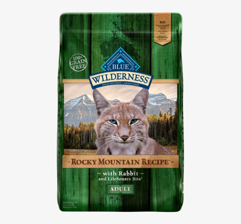 Blue Buffalo Blue Wilderness Rocky Mountain Recipe - Blue Wilderness Adult Grain-free Chicken Dry Cat Food, transparent png #1198325