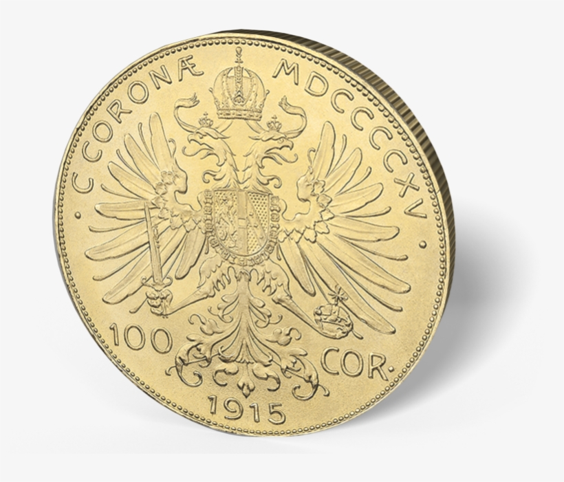 Picture Of Austria Gold 100 Coronas - Coin, transparent png #1198432